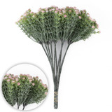 32cm Pink Wild Gypsophila Bunch - 10 stems (1)