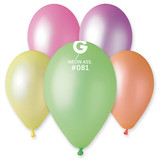 13" Neon Assorted Gemar Latex Balloons (50)