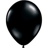 11" Fashion Onyx Black Latex Balloons (25)