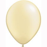 11" Pastel Pearl Ivory Latex Balloons (25)