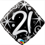 18 inch Elegant Sparkles & Swirls 21 Foil Balloon (1)