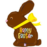 39 inch Chocolate Easter Bunny Foil Balloon (1)