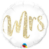 18 inch Mrs. Glitter Gold Foil Balloon (1)