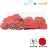 25mm Metallic Red Circle Foil Confetti (50g)