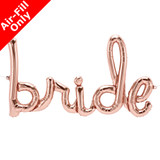 40 inch Bride Rose Gold Script Foil Balloon (1)