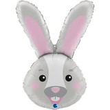 37 inch Bunny Head Foil Balloon (1)