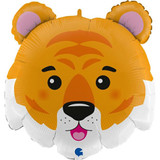 28 inch Tiger Head Foil Balloon (1)