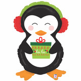 34 inch Christmas Penguin Foil Balloon (1)