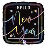 18 inch Hello New Year Opal Foil Balloon (1)