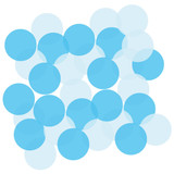 Blue Circle Tissue Paper Confetti (22g)