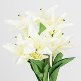 A 56cm White Lily Bunch