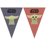 Star Wars Mandalorian Paper Flag Banner - 2.3m (1)