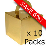 Gold Cardboard Box Weights - 10 Packs of 10