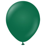 12" Standard Dark Green Kalisan Latex Balloons (100)