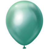 18" Mirror Green Kalisan Latex Balloons (25)