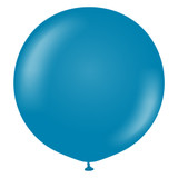 24" Retro Deep Blue Kalisan Latex Balloons (2)