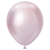 12" Mirror Pink Gold Kalisan Latex Balloons (50)