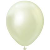 18" Mirror Green Gold Kalisan Latex Balloons (25)