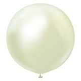 24" Mirror Green Gold Kalisan Latex Balloons (2)