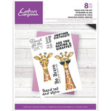 Reach for the Sky Giraffes Acrylic Stamp Set (8)