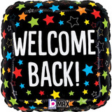 18 inch Welcome Back Square Foil Balloon (1)