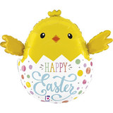 33 inch Easter Egg Chick Foil Balloon (1)