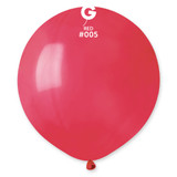 19" Standard Bright Red Gemar Latex Balloons (25)