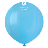 19" Standard Light Blue Gemar Latex Balloons (25)