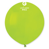 19" Standard Light Green Gemar Latex Balloons (25)