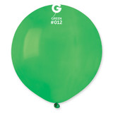 19" Standard Green Gemar Latex Balloons (25)
