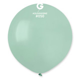 19" Standard Aquamarine Gemar Latex Balloons (25)