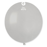 19" Standard Grey Gemar Latex Balloons (25)