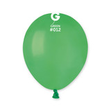 5" Standard Green Gemar Latex Balloons (50)