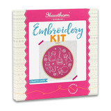 Crafty Cats Pink Embroidery Hoop Kit (1)