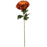 75cm Dark Orange Chrysanthemum Flower (1)