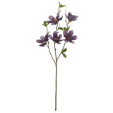 64cm Lilac Dry Colour Magnolia Spray (1)