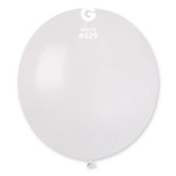 white metallic latex balloons gemar