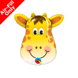 14 inch Jolly Giraffe Foil Balloon (1) - UNPACKAGED