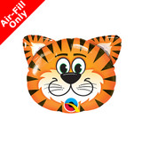 14 inch Tickled Tiger Foil Balloon (1) - UNPACKAGED