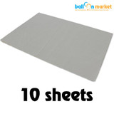 Metallic Silver Tissue Paper - 50cm x 75cm (10 Sheets)