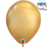 11" Chrome Gold Latex Balloons (100)