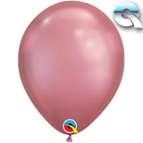 11" Chrome Mauve Latex Balloons (25)