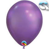 11" Chrome Purple Latex Balloons (100)