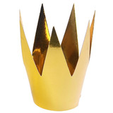 Metallic Gold Party Crowns (3)