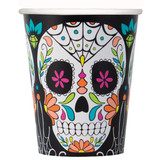 Day of the Dead Skull Paper Cups (8)