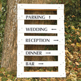 Wedding Venue Directions Stencil Kit (1)