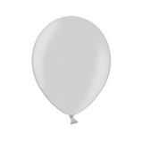 5" Metallic Silver Belbal Latex Balloons (100)