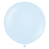 24" Macaron Baby Blue Kalisan Latex Balloons (2)