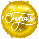 18 inch Congrats! Gold Foil Balloon (1)