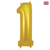 34 inch Oaktree Gold Number 1 Foil Balloon (1)